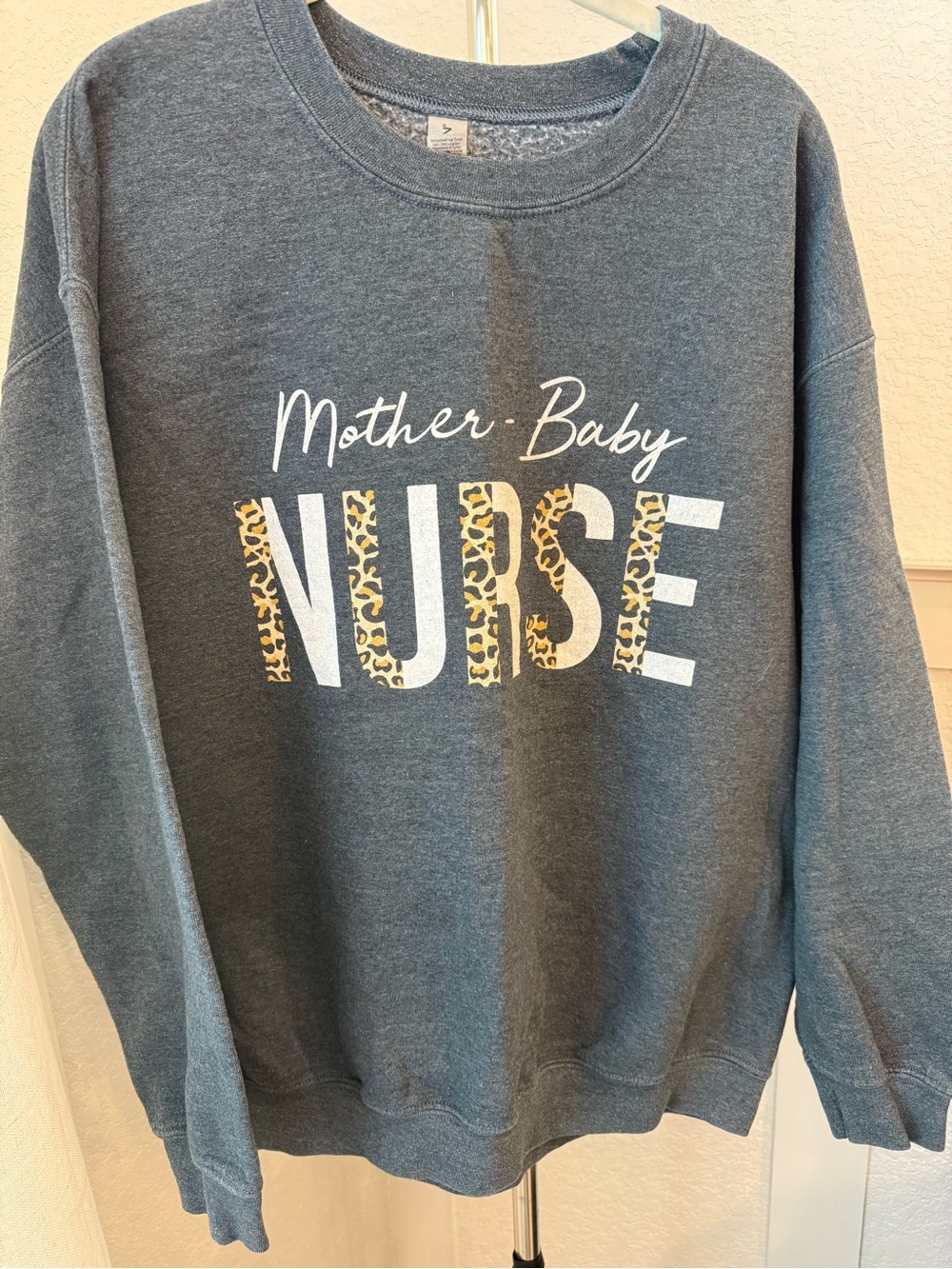 Gildan Charcoal Gray Heavy Blend Sweatshirt - Mother Baby Nurse